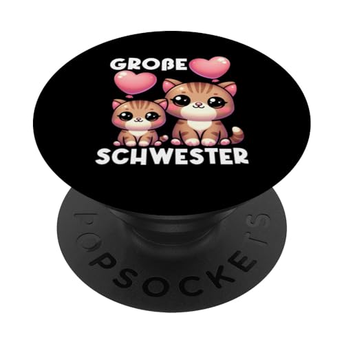 Große Schwester Katzenliebhaber Älteres Baby Geschwister PopSockets Klebender PopGrip Große Schwester Katzenliebhaber Älteres Baby Geschwister PopSockets Klebender PopGrip von Ältere Schwester in spe Süße Katze Neue Schwester