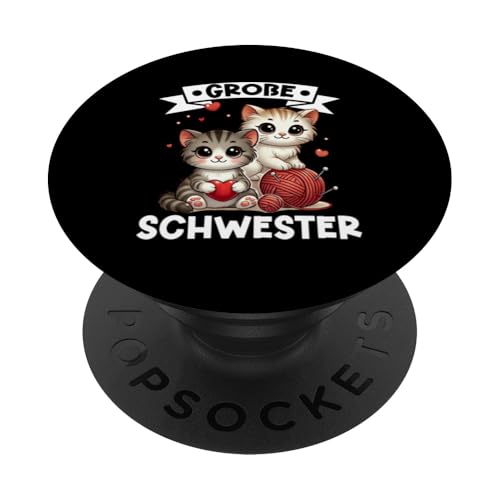 Große Schwester Katzenliebhaber Älteres Baby Geschwister PopSockets Klebender PopGrip Große Schwester Katzenliebhaber Älteres Baby Geschwister PopSockets Klebender PopGrip von Ältere Schwester in spe Süße Katze Neue Schwester