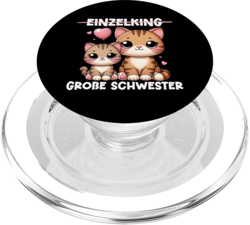 Große Schwester Katzenliebhaber Älteres Baby Geschwister PopSockets PopGrip für MagSafe Große Schwester Katzenliebhaber Älteres Baby Geschwister PopSockets PopGrip für MagSafe von Ältere Schwester in spe Süße Katze Neue Schwester