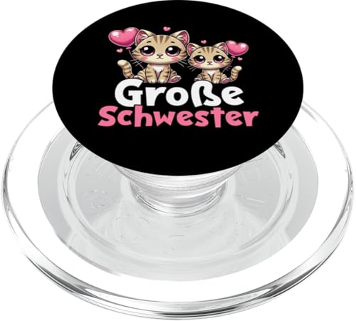 Große Schwester Katzenliebhaber Älteres Baby Geschwister PopSockets PopGrip für MagSafe Große Schwester Katzenliebhaber Älteres Baby Geschwister PopSockets PopGrip für MagSafe von Ältere Schwester in spe Süße Katze Neue Schwester