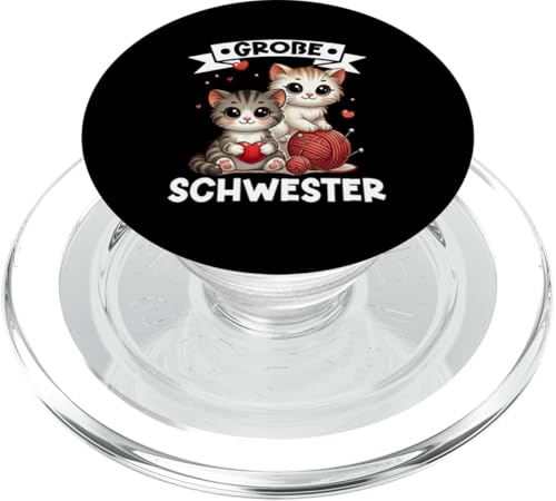 Große Schwester Katzenliebhaber Älteres Baby Geschwister PopSockets PopGrip für MagSafe Große Schwester Katzenliebhaber Älteres Baby Geschwister PopSockets PopGrip für MagSafe von Ältere Schwester in spe Süße Katze Neue Schwester