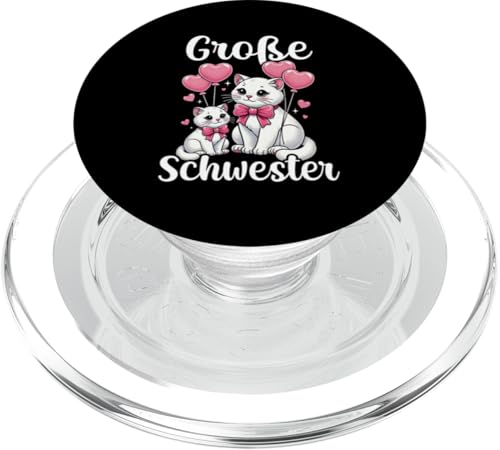 Große Schwester Katzenliebhaber Älteres Baby Geschwister PopSockets PopGrip für MagSafe Große Schwester Katzenliebhaber Älteres Baby Geschwister PopSockets PopGrip für MagSafe von Ältere Schwester in spe Süße Katze Neue Schwester