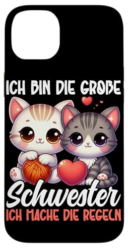 Ich Bin Die Große Schwester Ich Mache Die Regeln Geschwister Hülle für iPhone 14 Plus Ich Bin Die Große Schwester Ich Mache Die Regeln Geschwister Hülle für iPhone 14 Plus von Ältere Schwester in spe Süße Katze Neue Schwester