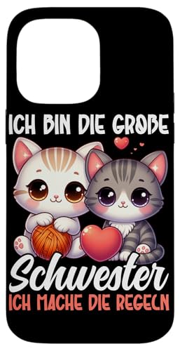 Ich Bin Die Große Schwester Ich Mache Die Regeln Geschwister Hülle für iPhone 14 Pro Max Ich Bin Die Große Schwester Ich Mache Die Regeln Geschwister Hülle für iPhone 14 Pro Max von Ältere Schwester in spe Süße Katze Neue Schwester