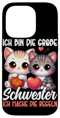 Ich Bin Die Große Schwester Ich Mache Die Regeln Geschwister Hülle für iPhone 14 Pro Ich Bin Die Große Schwester Ich Mache Die Regeln Geschwister Hülle für iPhone 14 Pro von Ältere Schwester in spe Süße Katze Neue Schwester