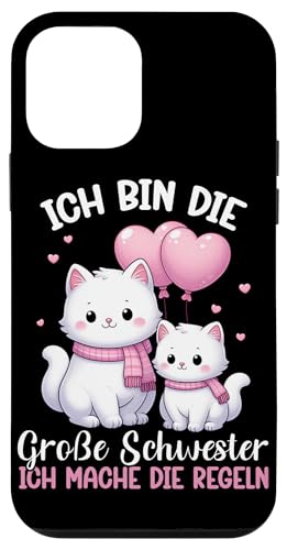 Ich Bin Die Große Schwester Ich Mache Die Regeln Katze Hülle für iPhone 12 mini Ich Bin Die Große Schwester Ich Mache Die Regeln Katze Hülle für iPhone 12 mini von Ältere Schwester in spe Süße Katze Neue Schwester