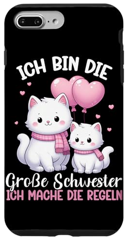 Ich Bin Die Große Schwester Ich Mache Die Regeln Katze Hülle für iPhone 7 Plus/8 Plus von Ältere Schwester in spe Süße Katze Neue Schwester