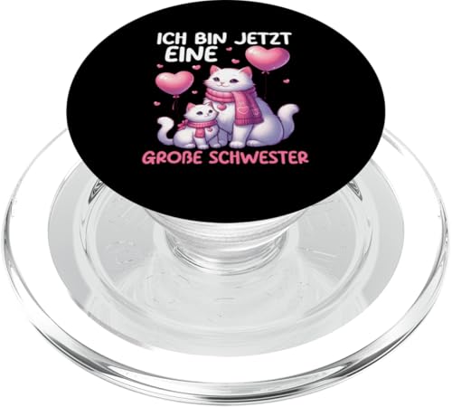 Ich Bin Eine Große Schwester Katze Älteres Baby Geschwister PopSockets PopGrip für MagSafe Ich Bin Eine Große Schwester Katze Älteres Baby Geschwister PopSockets PopGrip für MagSafe von Ältere Schwester in spe Süße Katze Neue Schwester