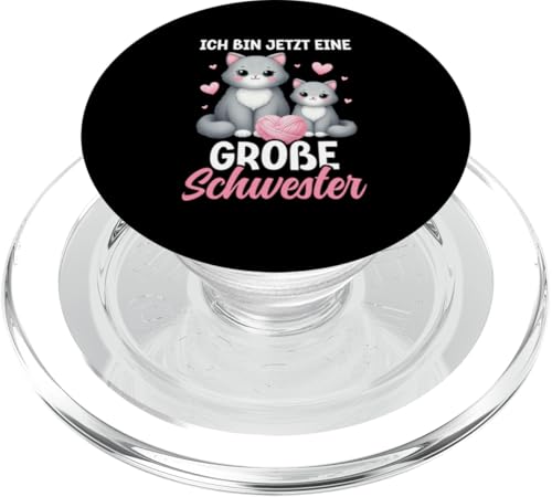 Ich Bin Eine Große Schwester Katze Älteres Baby Geschwister PopSockets PopGrip für MagSafe Ich Bin Eine Große Schwester Katze Älteres Baby Geschwister PopSockets PopGrip für MagSafe von Ältere Schwester in spe Süße Katze Neue Schwester