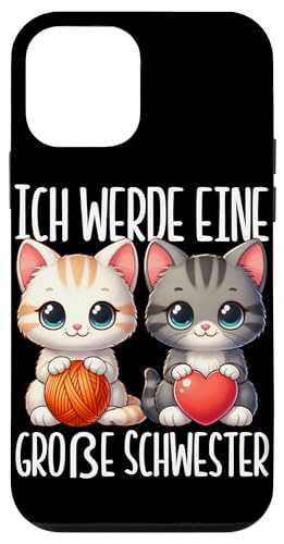 Ich Werde Eine Große Schwester Älteres Baby Geschwister Hülle für iPhone 12 mini Ich Werde Eine Große Schwester Älteres Baby Geschwister Hülle für iPhone 12 mini von Ältere Schwester in spe Süße Katze Neue Schwester