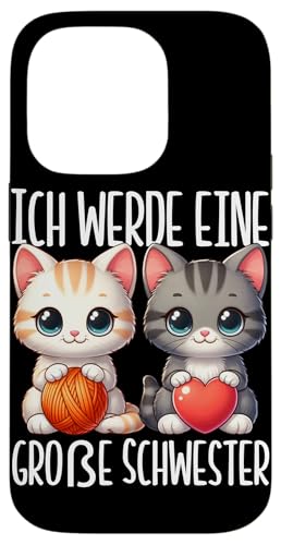 Ich Werde Eine Große Schwester Älteres Baby Geschwister Hülle für iPhone 14 Pro Ich Werde Eine Große Schwester Älteres Baby Geschwister Hülle für iPhone 14 Pro von Ältere Schwester in spe Süße Katze Neue Schwester