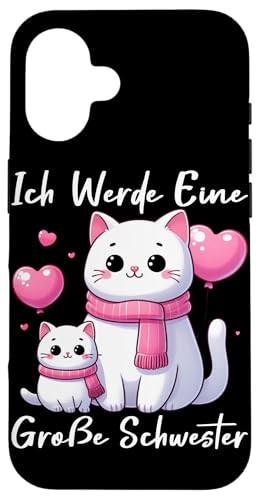Ich Werde Eine Große Schwester Älteres Baby Geschwister Hülle für iPhone 16 Ich Werde Eine Große Schwester Älteres Baby Geschwister Hülle für iPhone 16 von Ältere Schwester in spe Süße Katze Neue Schwester