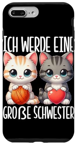 Ich Werde Eine Große Schwester Älteres Baby Geschwister Hülle für iPhone 7 Plus/8 Plus Ich Werde Eine Große Schwester Älteres Baby Geschwister Hülle für iPhone 7 Plus/8 Plus von Ältere Schwester in spe Süße Katze Neue Schwester