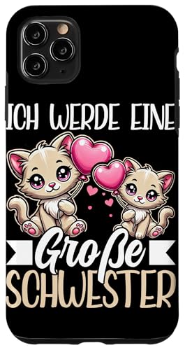 Ich Werde Große Schwester Katze Älteres Baby Geschwister Hülle für iPhone 11 Pro Max Ich Werde Große Schwester Katze Älteres Baby Geschwister Hülle für iPhone 11 Pro Max von Ältere Schwester in spe Süße Katze Neue Schwester
