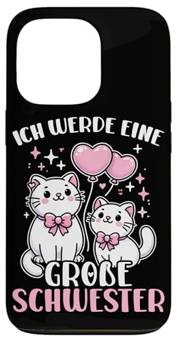 Ich Werde Große Schwester Katzen Älteres Baby Geschwister Hülle für iPhone 13 Pro Ich Werde Große Schwester Katzen Älteres Baby Geschwister Hülle für iPhone 13 Pro von Ältere Schwester in spe Süße Katze Neue Schwester