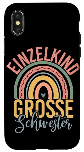 Einzelkind Große Schwester Älteres Baby Geschwister Geburt Hülle für iPhone X/XS Einzelkind Große Schwester Älteres Baby Geschwister Geburt Hülle für iPhone X/XS von Ältere Schwester in spe Süße Neue Babyschwester