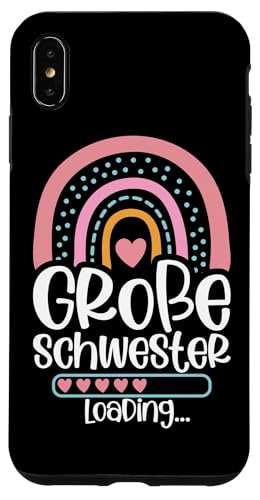 Große Schwester Loading Älteres Baby Geschwister Geburt Hülle für iPhone XS Max von Ältere Schwester in spe Süße Neue Babyschwester