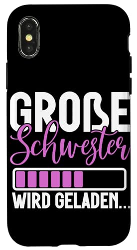 Große Schwester Wird Geladen Älteres Baby Geschwister Geburt Hülle für iPhone X/XS Große Schwester Wird Geladen Älteres Baby Geschwister Geburt Hülle für iPhone X/XS von Ältere Schwester in spe Süße Neue Babyschwester