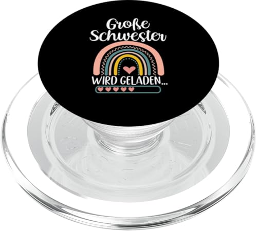 Große Schwester Wird Geladen Geschwister Schwangerschaft PopSockets PopGrip für MagSafe Große Schwester Wird Geladen Geschwister Schwangerschaft PopSockets PopGrip für MagSafe von Ältere Schwester in spe Süße Neue Babyschwester