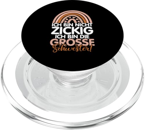 Ich Bin Nicht Zickig Ich Bin DIe Große Schwester Geschwister PopSockets PopGrip für MagSafe Ich Bin Nicht Zickig Ich Bin DIe Große Schwester Geschwister PopSockets PopGrip für MagSafe von Ältere Schwester in spe Süße Neue Babyschwester