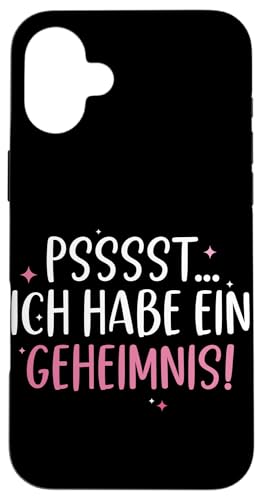 Ich Habe Ein Geheimnis Große Schwester Älteres Geschwister Hülle für iPhone 16 Plus Ich Habe Ein Geheimnis Große Schwester Älteres Geschwister Hülle für iPhone 16 Plus von Ältere Schwester in spe Süße Neue Babyschwester