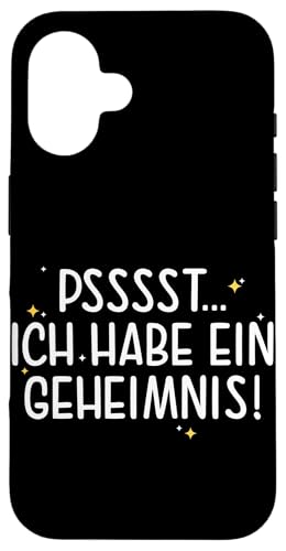 Ich Habe Ein Geheimnis Große Schwester Geschwister Geburt Hülle für iPhone 16 Ich Habe Ein Geheimnis Große Schwester Geschwister Geburt Hülle für iPhone 16 von Ältere Schwester in spe Süße Neue Babyschwester