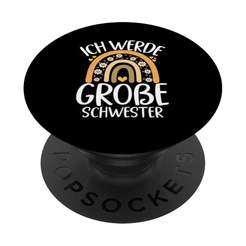 Ich Werde Große Schwester Rainbow Geschwister Geburt Baby PopSockets Klebender PopGrip Ich Werde Große Schwester Rainbow Geschwister Geburt Baby PopSockets Klebender PopGrip von Ältere Schwester in spe Süße Neue Babyschwester