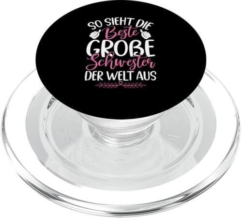 So Sieht Die Großer Schwester Der Welt Aus Geschwister PopSockets PopGrip für MagSafe So Sieht Die Großer Schwester Der Welt Aus Geschwister PopSockets PopGrip für MagSafe von Ältere Schwester in spe Süße Neue Babyschwester