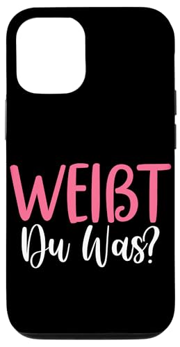 Weißt Du Was Große Schwester Geschwister Geburt Baby Hülle für iPhone 12/12 Pro von Ältere Schwester in spe Süße Neue Babyschwester