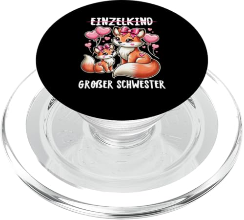Einzelkind Große Schwester Fuchs Älteres Baby Geschwister PopSockets PopGrip für MagSafe Einzelkind Große Schwester Fuchs Älteres Baby Geschwister PopSockets PopGrip für MagSafe von Ältere Schwester in spe Süßer Fuchs Neue Schwester