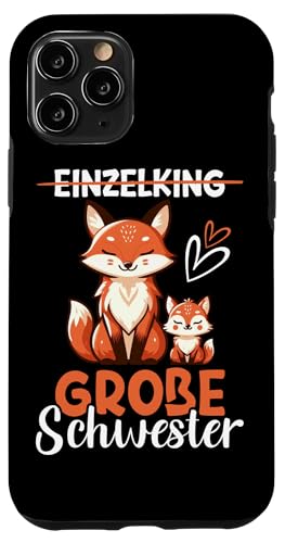 Große Schwester Fuchsliebhaber Älteres Baby Geschwister Hülle für iPhone 11 Pro Große Schwester Fuchsliebhaber Älteres Baby Geschwister Hülle für iPhone 11 Pro von Ältere Schwester in spe Süßer Fuchs Neue Schwester