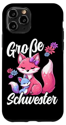 Große Schwester Fuchsliebhaber Älteres Baby Geschwister Hülle für iPhone 11 Pro Große Schwester Fuchsliebhaber Älteres Baby Geschwister Hülle für iPhone 11 Pro von Ältere Schwester in spe Süßer Fuchs Neue Schwester