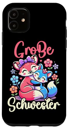 Große Schwester Fuchsliebhaber Älteres Baby Geschwister Hülle für iPhone 11 Große Schwester Fuchsliebhaber Älteres Baby Geschwister Hülle für iPhone 11 von Ältere Schwester in spe Süßer Fuchs Neue Schwester
