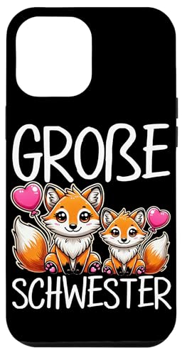 Große Schwester Fuchsliebhaber Älteres Baby Geschwister Hülle für iPhone 12 Pro Max Große Schwester Fuchsliebhaber Älteres Baby Geschwister Hülle für iPhone 12 Pro Max von Ältere Schwester in spe Süßer Fuchs Neue Schwester
