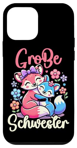 Große Schwester Fuchsliebhaber Älteres Baby Geschwister Hülle für iPhone 12 mini Große Schwester Fuchsliebhaber Älteres Baby Geschwister Hülle für iPhone 12 mini von Ältere Schwester in spe Süßer Fuchs Neue Schwester