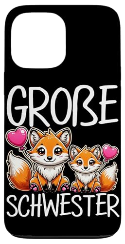 Große Schwester Fuchsliebhaber Älteres Baby Geschwister Hülle für iPhone 13 Pro Max Große Schwester Fuchsliebhaber Älteres Baby Geschwister Hülle für iPhone 13 Pro Max von Ältere Schwester in spe Süßer Fuchs Neue Schwester