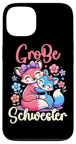 Große Schwester Fuchsliebhaber Älteres Baby Geschwister Hülle für iPhone 13 Große Schwester Fuchsliebhaber Älteres Baby Geschwister Hülle für iPhone 13 von Ältere Schwester in spe Süßer Fuchs Neue Schwester
