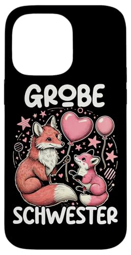 Große Schwester Fuchsliebhaber Älteres Baby Geschwister Hülle für iPhone 14 Pro Max Große Schwester Fuchsliebhaber Älteres Baby Geschwister Hülle für iPhone 14 Pro Max von Ältere Schwester in spe Süßer Fuchs Neue Schwester