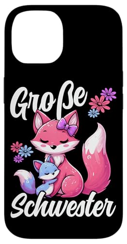 Große Schwester Fuchsliebhaber Älteres Baby Geschwister Hülle für iPhone 14 Große Schwester Fuchsliebhaber Älteres Baby Geschwister Hülle für iPhone 14 von Ältere Schwester in spe Süßer Fuchs Neue Schwester