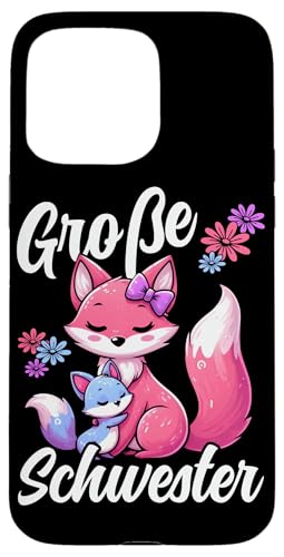 Große Schwester Fuchsliebhaber Älteres Baby Geschwister Hülle für iPhone 15 Pro Max Große Schwester Fuchsliebhaber Älteres Baby Geschwister Hülle für iPhone 15 Pro Max von Ältere Schwester in spe Süßer Fuchs Neue Schwester