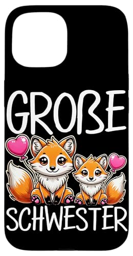 Große Schwester Fuchsliebhaber Älteres Baby Geschwister Hülle für iPhone 15 Große Schwester Fuchsliebhaber Älteres Baby Geschwister Hülle für iPhone 15 von Ältere Schwester in spe Süßer Fuchs Neue Schwester