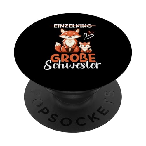 Große Schwester Fuchsliebhaber Älteres Baby Geschwister PopSockets Klebender PopGrip Große Schwester Fuchsliebhaber Älteres Baby Geschwister PopSockets Klebender PopGrip von Ältere Schwester in spe Süßer Fuchs Neue Schwester