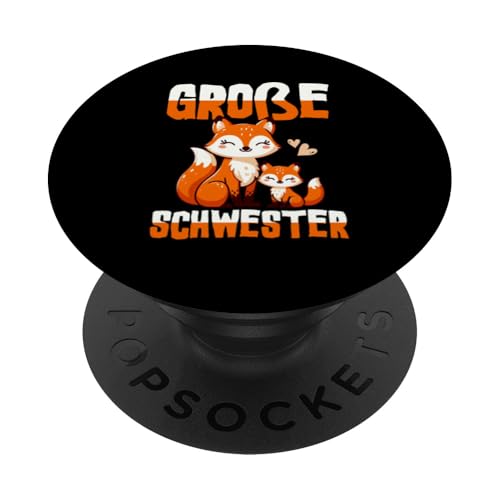 Große Schwester Fuchsliebhaber Älteres Baby Geschwister PopSockets Klebender PopGrip Große Schwester Fuchsliebhaber Älteres Baby Geschwister PopSockets Klebender PopGrip von Ältere Schwester in spe Süßer Fuchs Neue Schwester