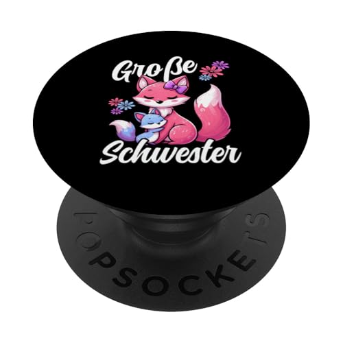 Große Schwester Fuchsliebhaber Älteres Baby Geschwister PopSockets Klebender PopGrip Große Schwester Fuchsliebhaber Älteres Baby Geschwister PopSockets Klebender PopGrip von Ältere Schwester in spe Süßer Fuchs Neue Schwester