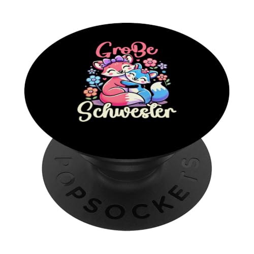 Große Schwester Fuchsliebhaber Älteres Baby Geschwister PopSockets Klebender PopGrip Große Schwester Fuchsliebhaber Älteres Baby Geschwister PopSockets Klebender PopGrip von Ältere Schwester in spe Süßer Fuchs Neue Schwester