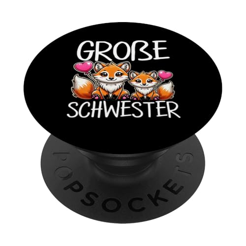 Große Schwester Fuchsliebhaber Älteres Baby Geschwister PopSockets Klebender PopGrip Große Schwester Fuchsliebhaber Älteres Baby Geschwister PopSockets Klebender PopGrip von Ältere Schwester in spe Süßer Fuchs Neue Schwester
