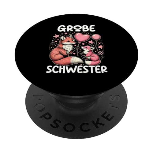 Große Schwester Fuchsliebhaber Älteres Baby Geschwister PopSockets Klebender PopGrip Große Schwester Fuchsliebhaber Älteres Baby Geschwister PopSockets Klebender PopGrip von Ältere Schwester in spe Süßer Fuchs Neue Schwester