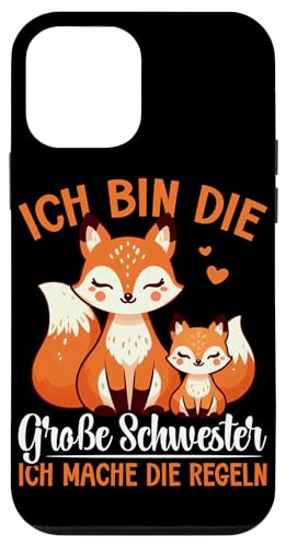 Ich Bin DIe Große Schwester Ich Mache Die Regeln Geschwister Hülle für iPhone 12 mini Ich Bin DIe Große Schwester Ich Mache Die Regeln Geschwister Hülle für iPhone 12 mini von Ältere Schwester in spe Süßer Fuchs Neue Schwester