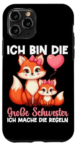 Ich Bin Die Große Schwester Ich Mache Die Regeln Geschwister Hülle für iPhone 11 Pro Ich Bin Die Große Schwester Ich Mache Die Regeln Geschwister Hülle für iPhone 11 Pro von Ältere Schwester in spe Süßer Fuchs Neue Schwester