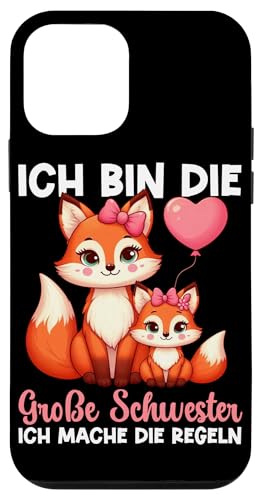 Ich Bin Die Große Schwester Ich Mache Die Regeln Geschwister Hülle für iPhone 12 mini Ich Bin Die Große Schwester Ich Mache Die Regeln Geschwister Hülle für iPhone 12 mini von Ältere Schwester in spe Süßer Fuchs Neue Schwester